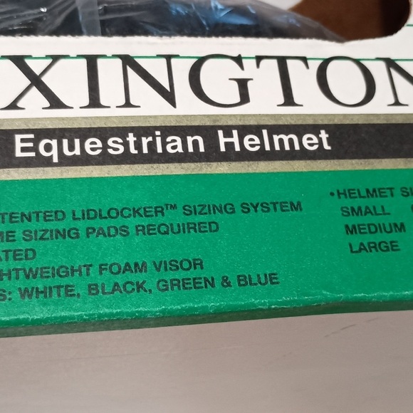 New Lexington Lidlocker Equestrian Helmet Black Size Medium Horse Riding - Picture 3 of 7